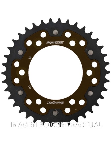 Corona Supersprox Stealth Negra Ducati 525 x 38