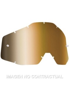 FMF POWERBOMB/POWERCORE REPLACEMENT - SHEET MIRROR TRUE GOLD LENS