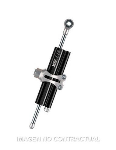 Amortiguador de dirección YSS Top Line Negro 78 mm Clamp B