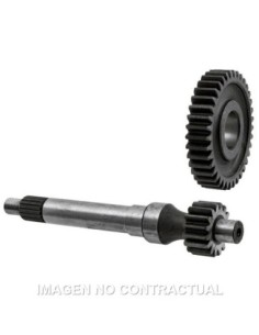 Desarrollo Eje Primario Piñón Piaggio Zip, Sfera 50