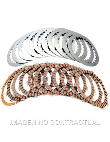 KIT DISCOS + SEPARADORES COMPLETO FCC SUZUKI GSX-R 1000