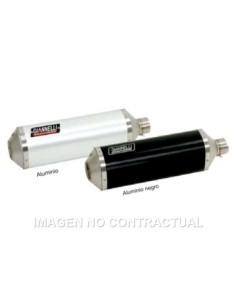 Silencioso Giannelli Aluminio Negro Kawasaki ZX10