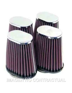 Filtro potencia K&N Cromado D. 51mm
