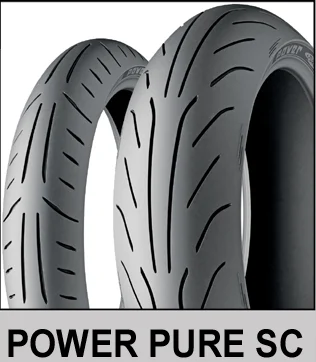 120/70-12 POWER PURE SC 51P TL F/R