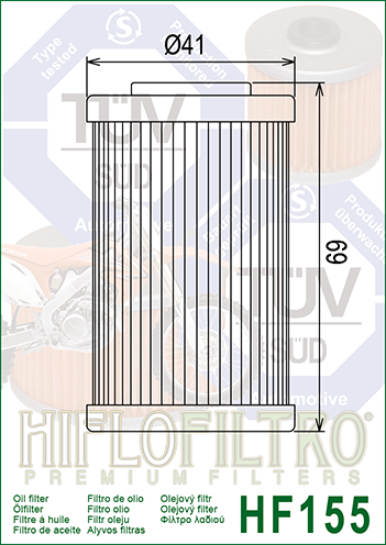 FILTRO ACEITE HIFLO HF156 (50)