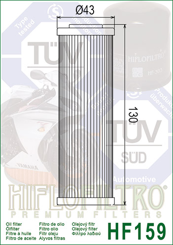 FILTRO ACEITE HIFLO HF160 (50)