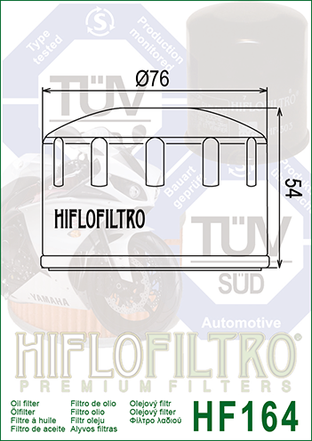 FILTRO ACEITE HIFLO HF164 (50)