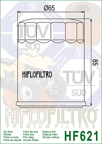 FILTRO ACEITE HIFLO HF621 (50)