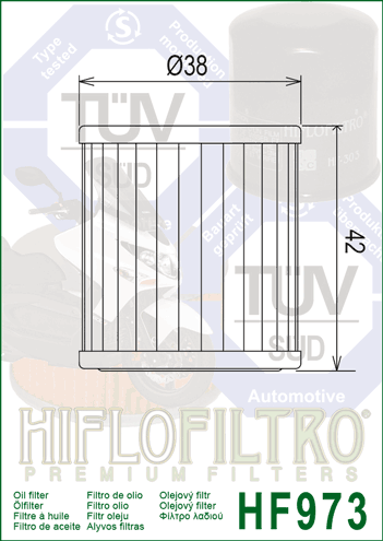 FILTRO ACEITE HIFLO HF975 (50)
