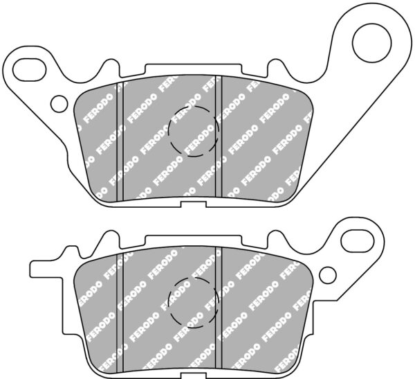 PASTILLA FRENO MOTO  FDB2290EF