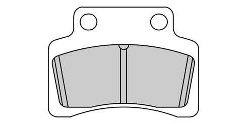 PASTILLA FRENO MOTO  FDB2191EF