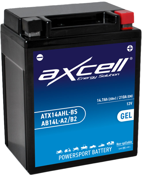 Bateria Moto GEL ATX14AHL-BSAB14L-A2B2