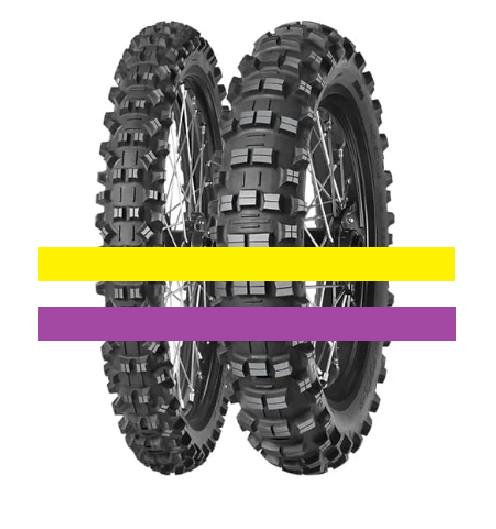 140/80 -18 70R TERRA FORCE-EF SUPER FAST  TT (raya amarilla y morada)