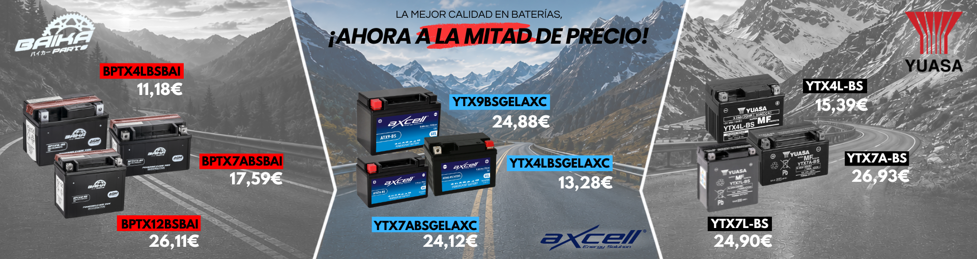 BANNER BATERIAS CON PRECIO